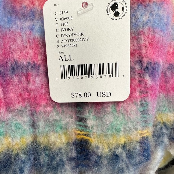 NWT! FREE PEOPLE BOHO FRINGE THROW - Picture 8 of 9